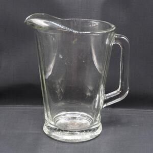 Heavy Glass Pitcher Clear Barware Iced Tea Beer Water